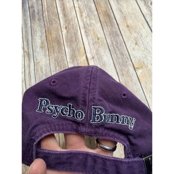 Psycho Bunny Men's  Purple Mulberry Baseball Cap - Picture 3 of 6